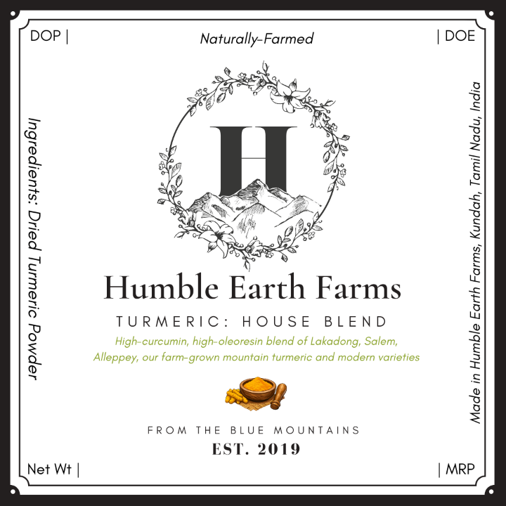 High-curcumin Turmeric Powder - 100g (Freshly Ground, 2 Variants)
