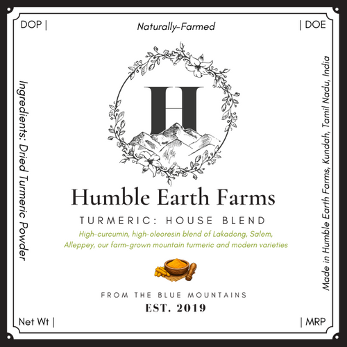 High-curcumin Turmeric Powder - 100g (Freshly Ground, 2 Variants)