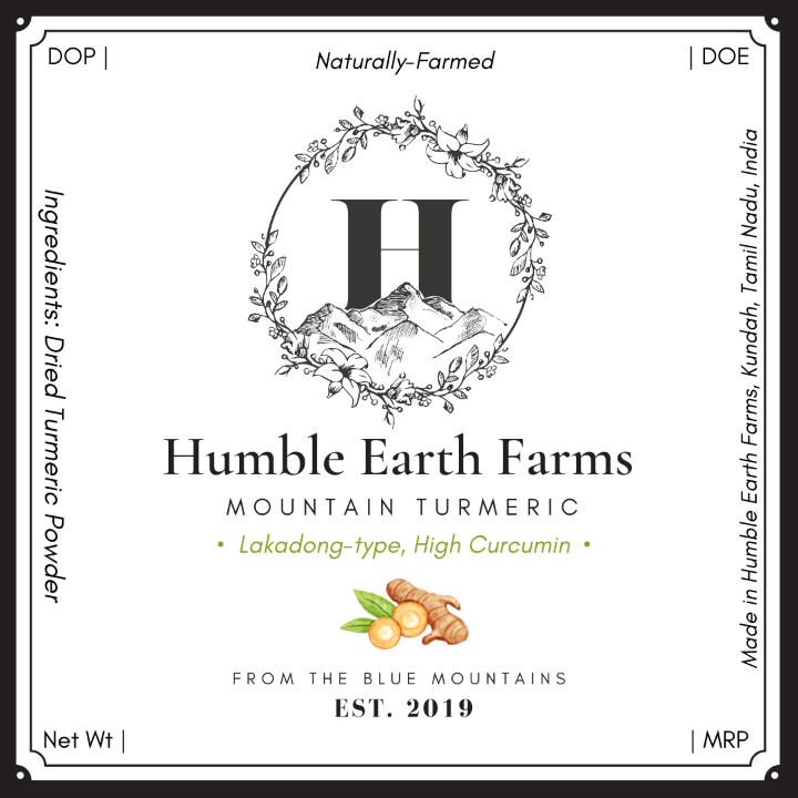High-curcumin Turmeric Powder - 100g (Freshly Ground, 2 Variants)